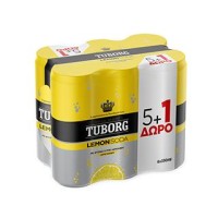 Tuborg Λεμόνι Σόδα 24/330ml Κουτί (5+1) Stiker