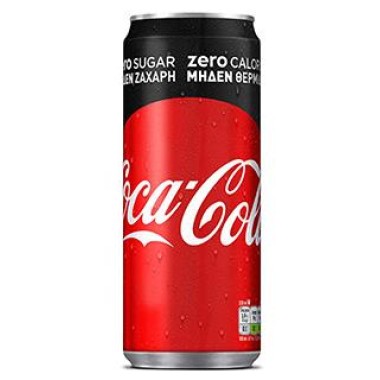 Coca Cola Zero 24/330ml Κουτί