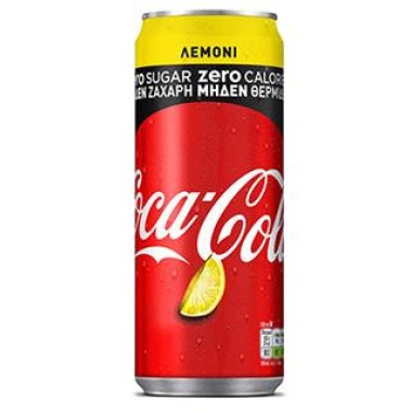 Coca Cola Zero Lemon 24/330ml Κουτί