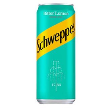 Schweppes Bitter Lemon 24/330ml Κουτί