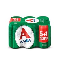 Αλφα 24/330ml Κουτί (5+1) Stiker