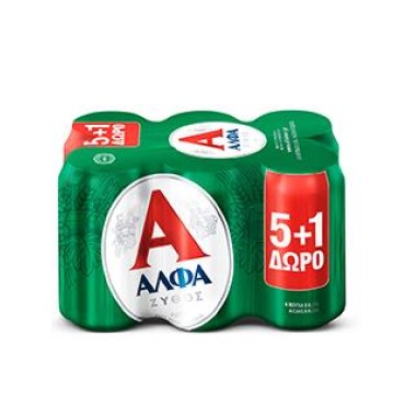 Αλφα 24/330ml Κουτί (5+1) Stiker