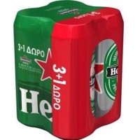 Heineken Κουτί 500ml (3+1) Stiker