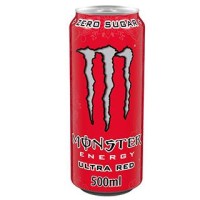 Monster Ultra Energy Κόκκινο 24/500ml